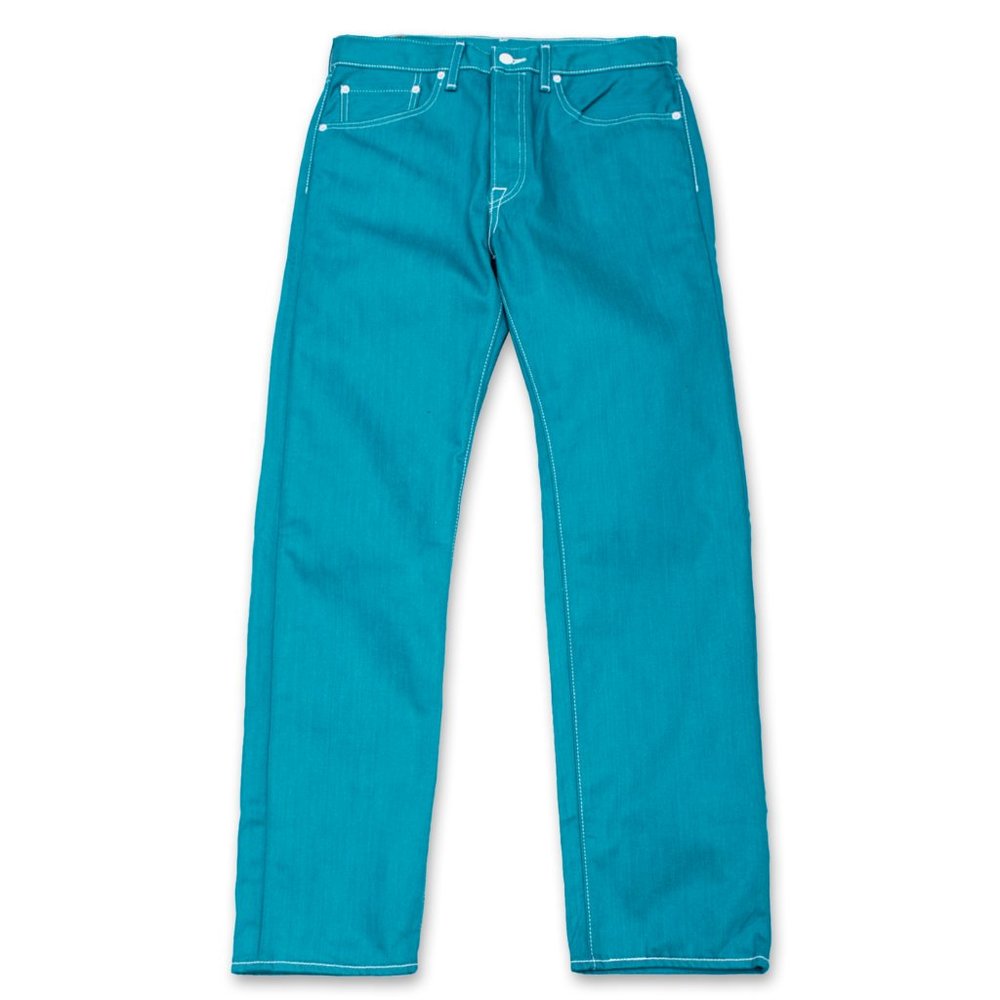 NEW LEVI'S 501 Original Fit Denim Shrink to Fit Jeans, Port Blue - $69.50